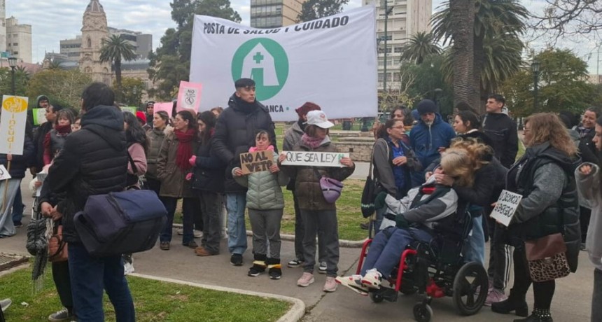 Se movilizaron en Bah&iacute;a Blanca en favor de la Ley de Discapacidad