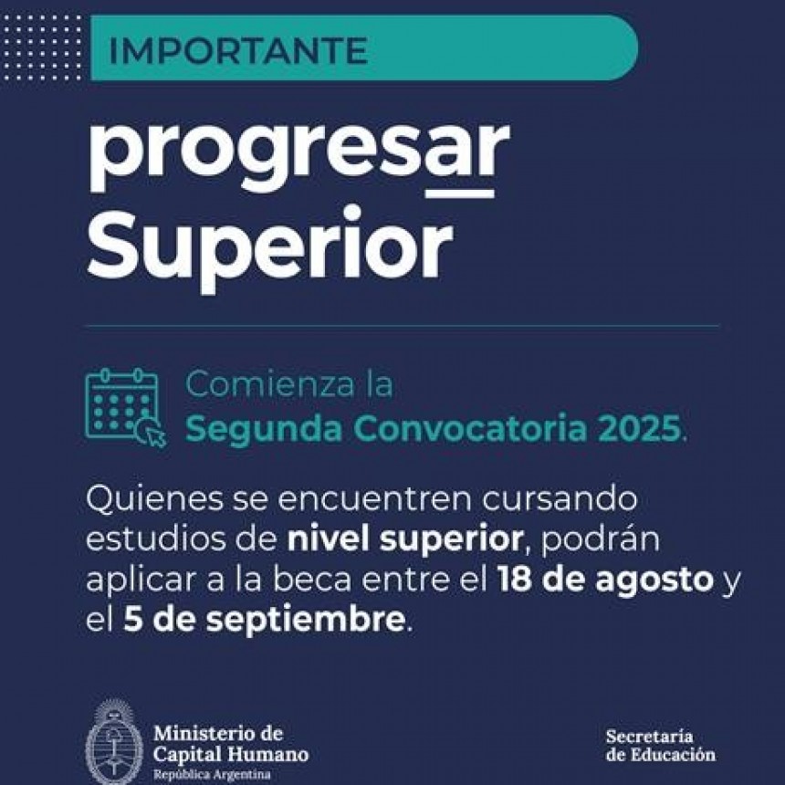 Becas Progresar nueva convocatoria
