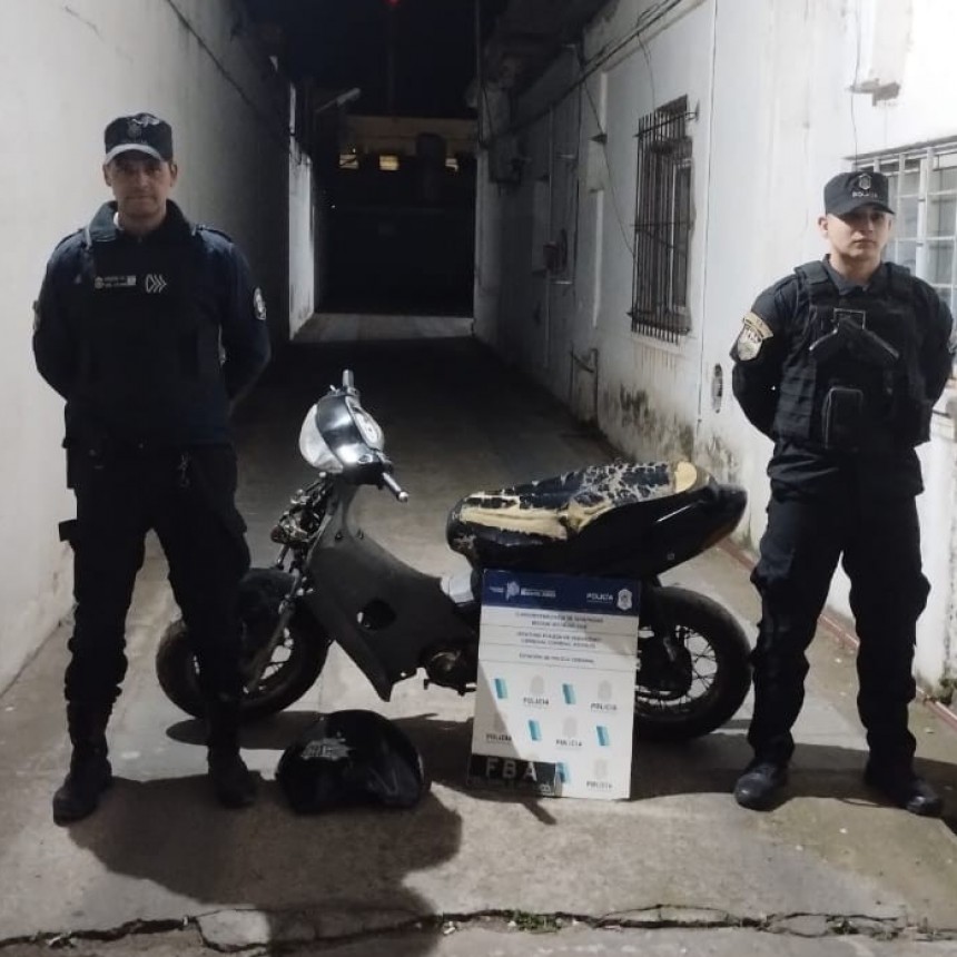 APREHENDIDO POR ROBO MOTOVEHICULO