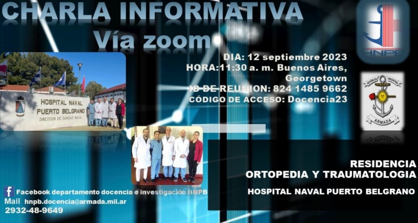 Charla Informativa sobre Residencia en ortopedia y traumatologia