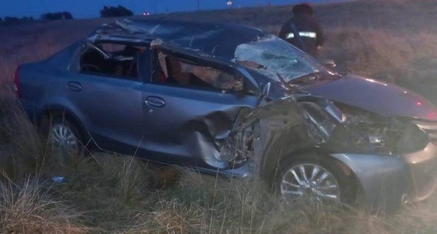 Accidente de tr&aacute;nsito en ruta 3:puntaltense sufrio heridas de consideracion