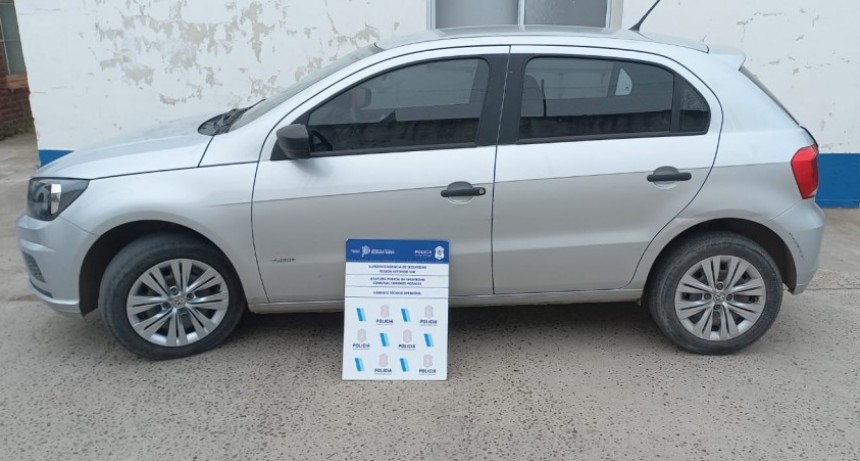 Detenido por circular con Auto hurtado