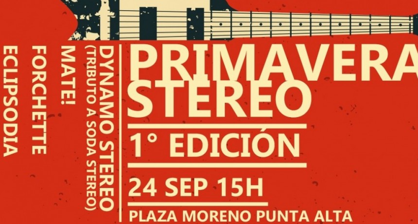 1&deg; edici&oacute;n Primavera Stereo en Plaza Moreno