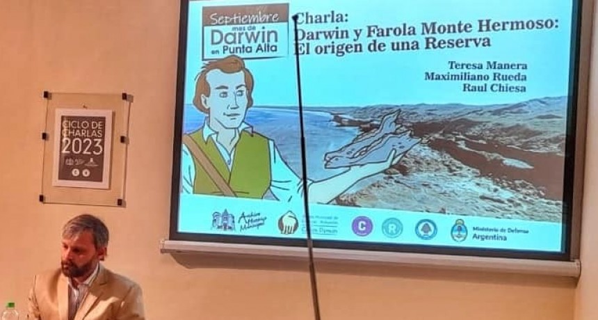 Importante charla en el &ldquo;Mes de Darwin en Punta Alta&rdquo;