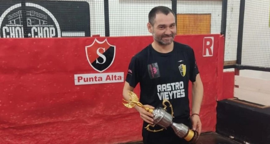 Bochas: Daniel Vitozzi, con los pelos de "Punta" y su vara "Alta", es bicampe&oacute;n Individual