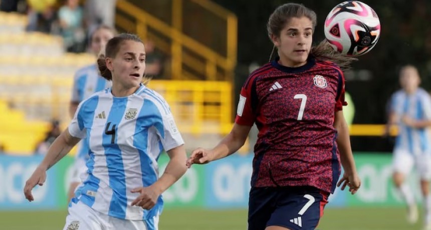 La Selecci&oacute;n argentina le gan&oacute; a Costa Rica y pas&oacute; a octavos de final del Mundial Sub 20 femenino