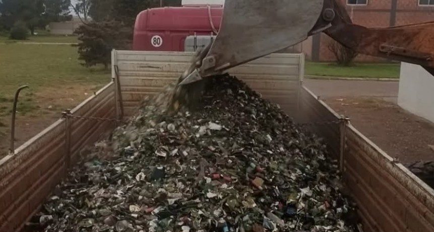En Pigue reciclan y venden el producido