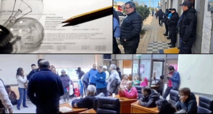 Resistencia al ajuste. Rawson: Con la polic&iacute;a de Torres sostienen el tarifazo contra los vecinos