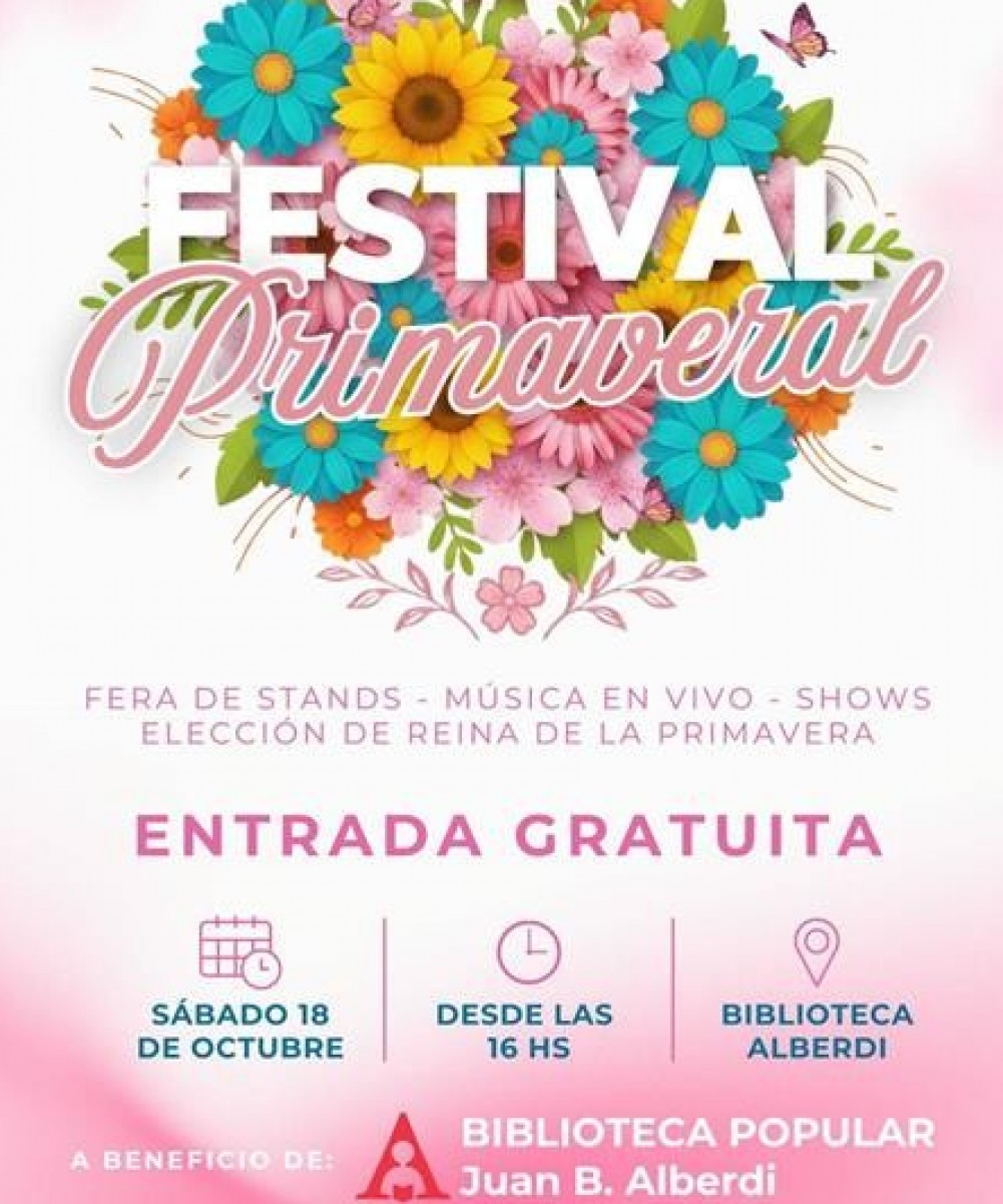 Festival Primaveral en la Biblioteca Alberdi