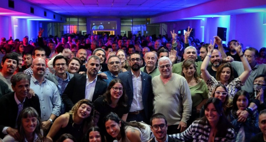 Multitudinario cierre de campa&ntilde;a de Union x La Patria en Punta Alta