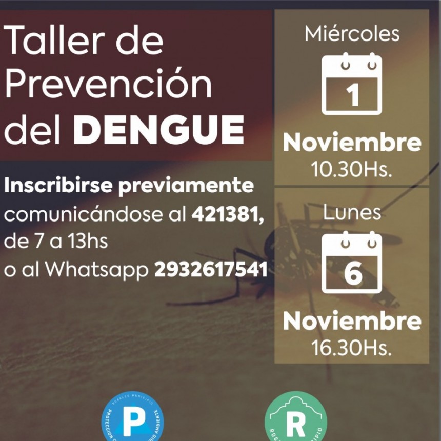 Consejos y talleres de Protecci&oacute;n Ciudadana y Medioambiente para prevenir el dengue