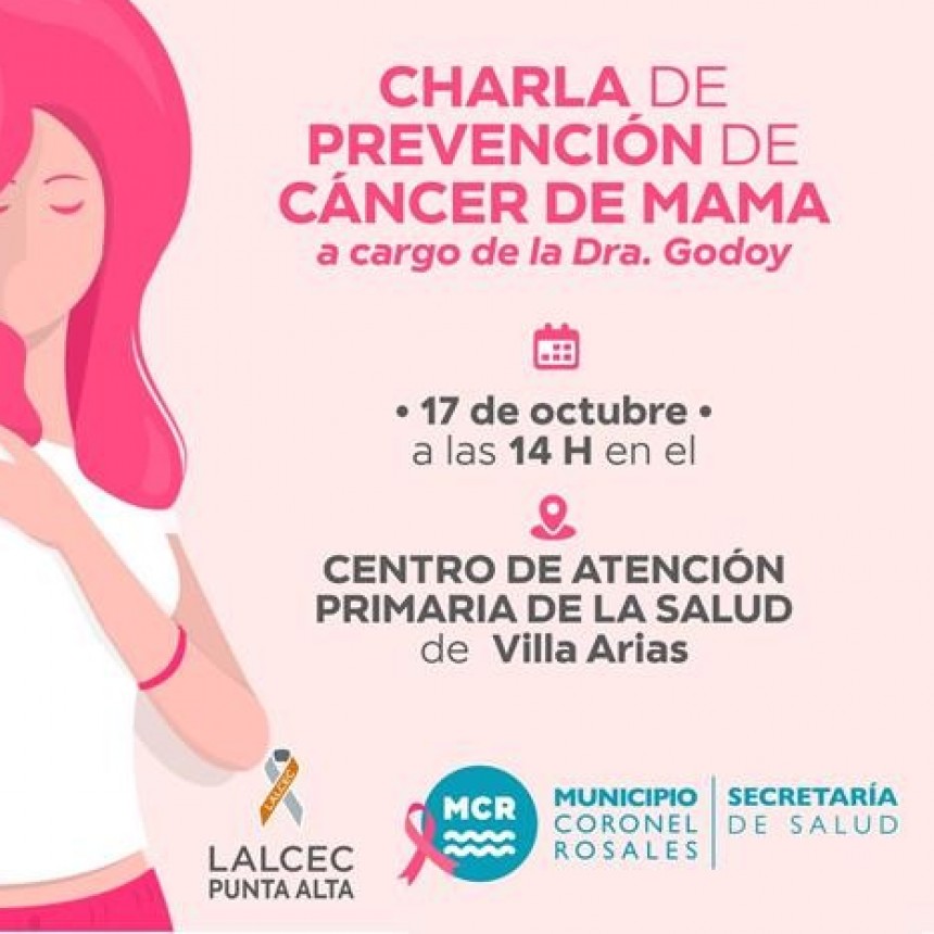 Charla de Prevenci&oacute;n de C&aacute;ncer de Mama en el CAPS de Villa Arias