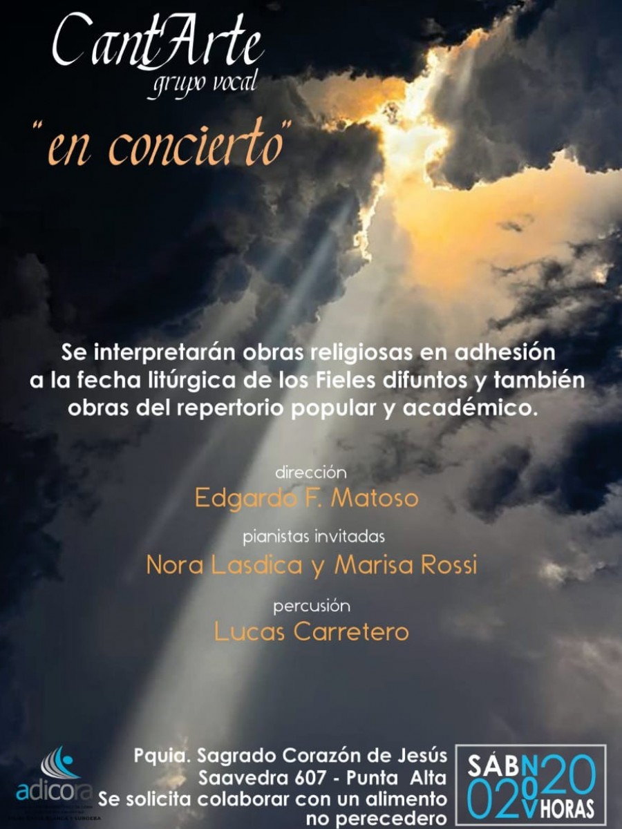 Concierto Pquia. Sagrado Coraz&oacute;n de Jes&uacute;s  con el Grupo CantArte