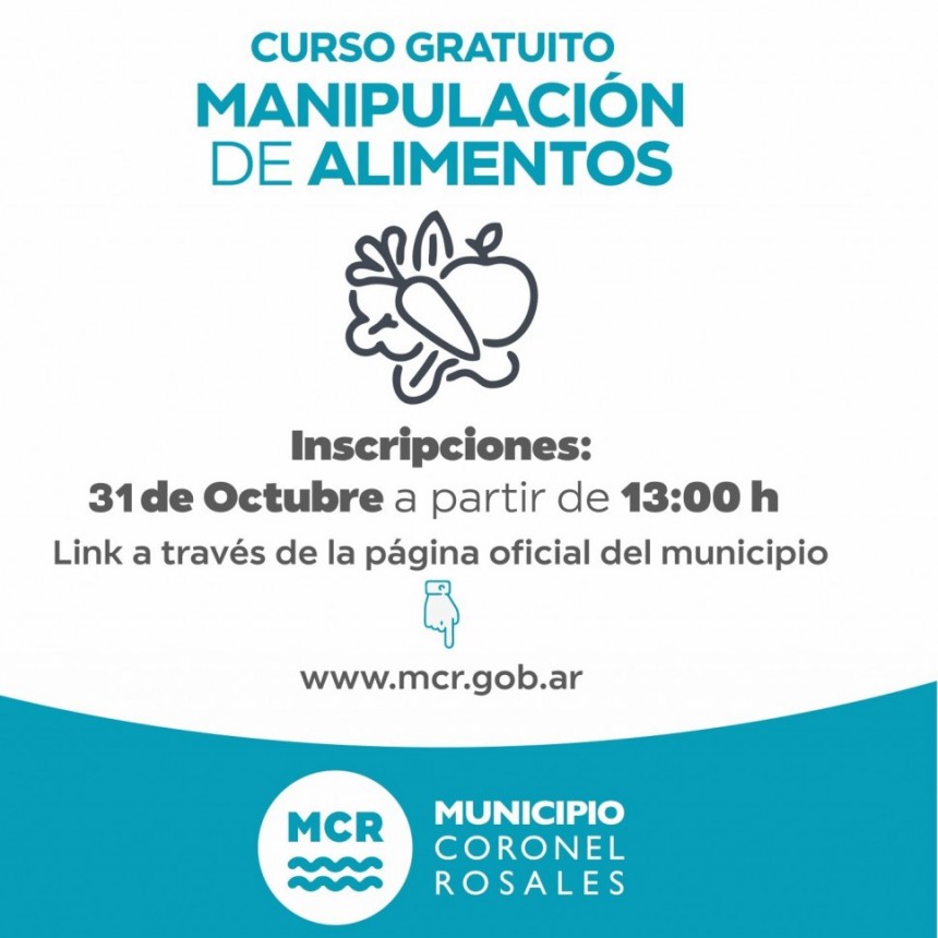  Comienzan las inscripci&oacute;n para los cursos gratuitos de Manipulaci&oacute;n de Alimentos ofrecidos por el Municipio