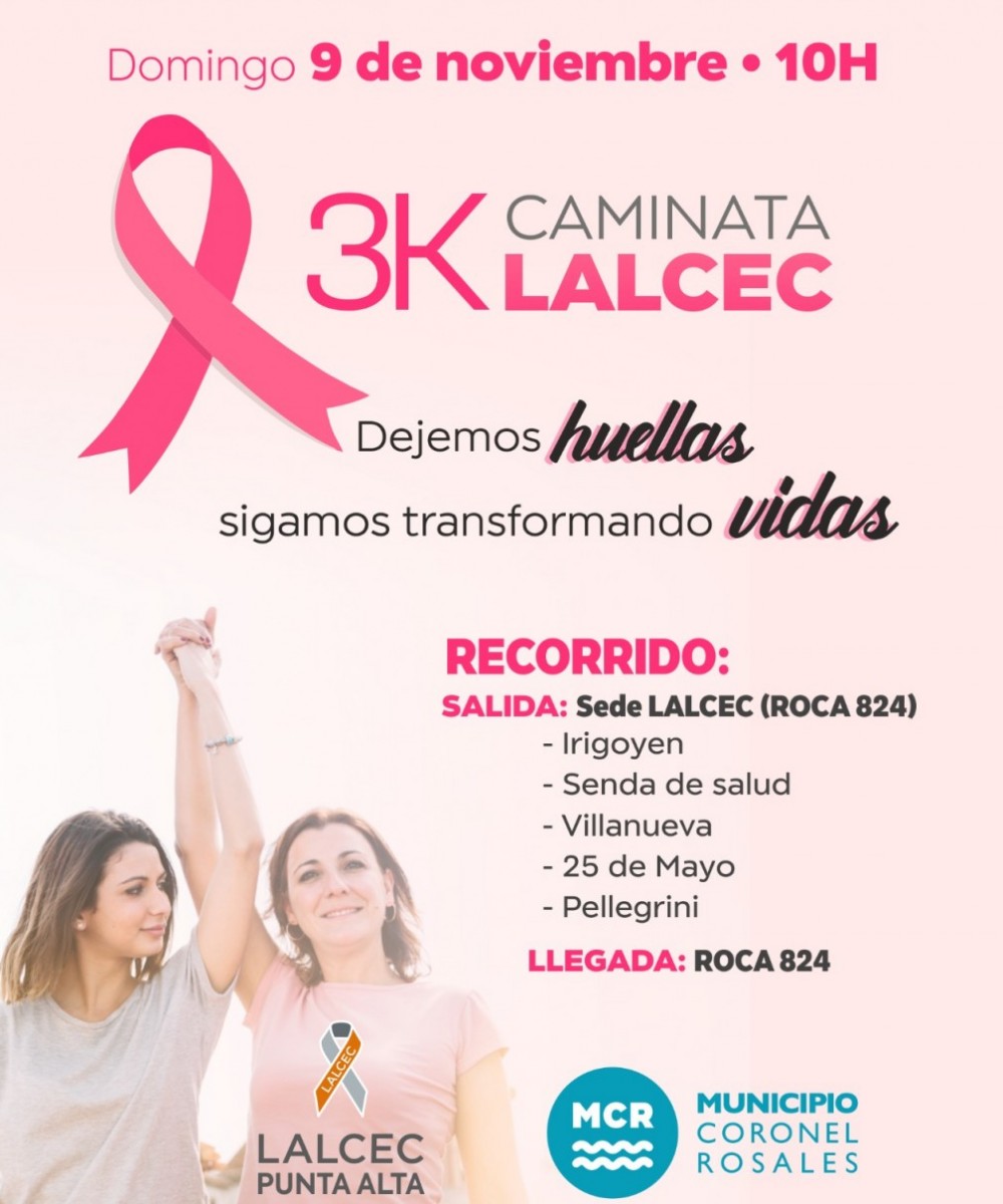 Caminata 3K LALCEC &ldquo;Dejemos huellas, sigamos transformando vidas&rdquo;