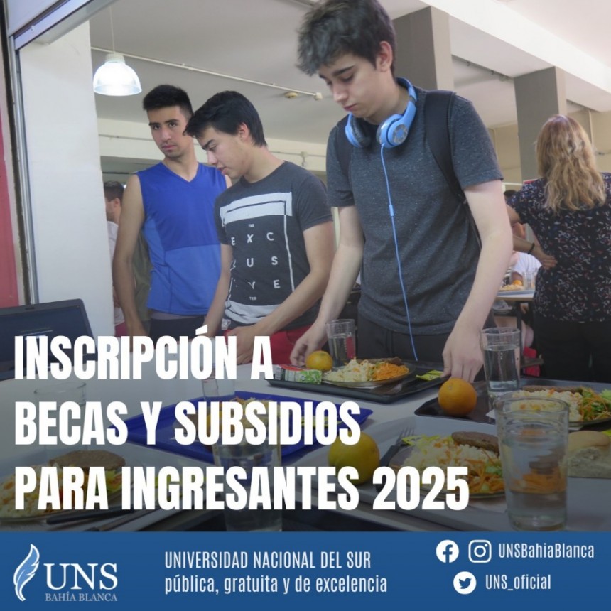 ABREN LAS INSCRIPCIONES A BECAS PARA ALUMNOS INGRESANTES 2025