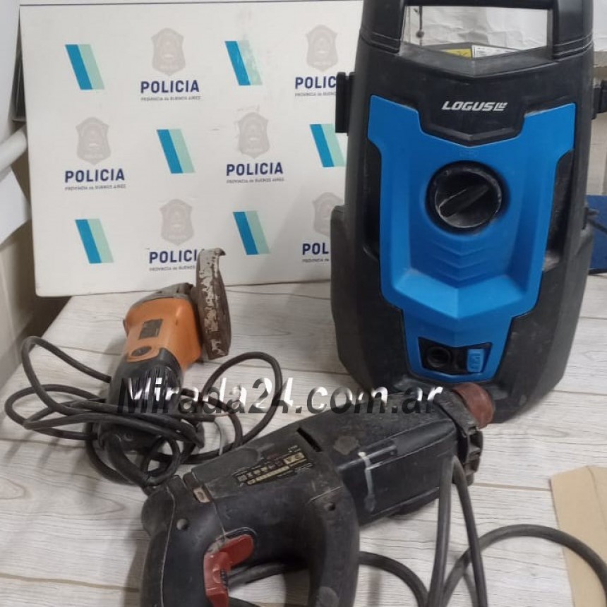 Detenido con Arma Droga y otros elementos 