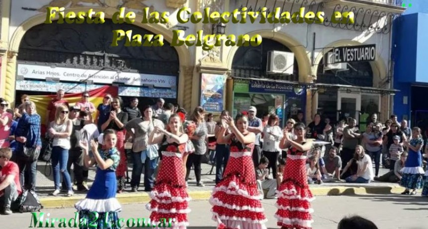 Fiesta de las Colectividades en la Plaza Belgrano