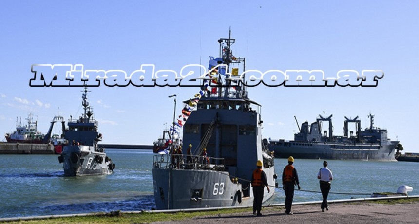 El multiprop&oacute;sito ARA &ldquo;Punta Alta&rdquo; regres&oacute; a la Base Naval Puerto Belgrano