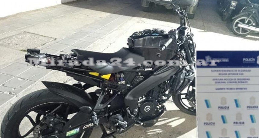 Aprehendido tras peligrosa fuga en moto sin patente por el boulevard Avellaneda