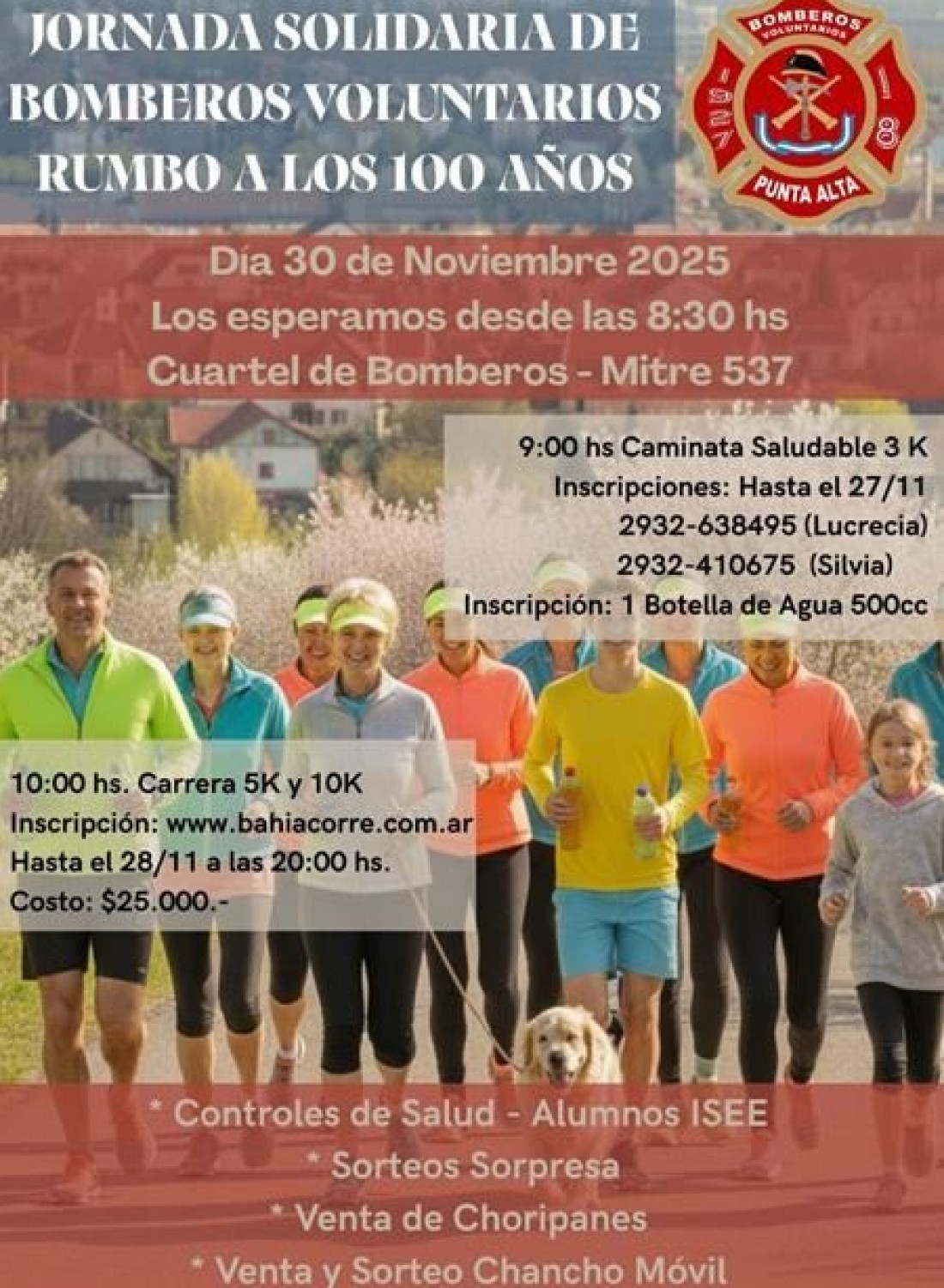 Jornada solidaria en Bomberos