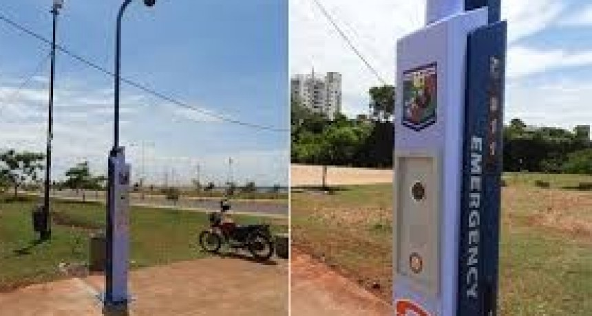 Instalan dos t&oacute;tems viales para reforzar la seguridad en la RN 229