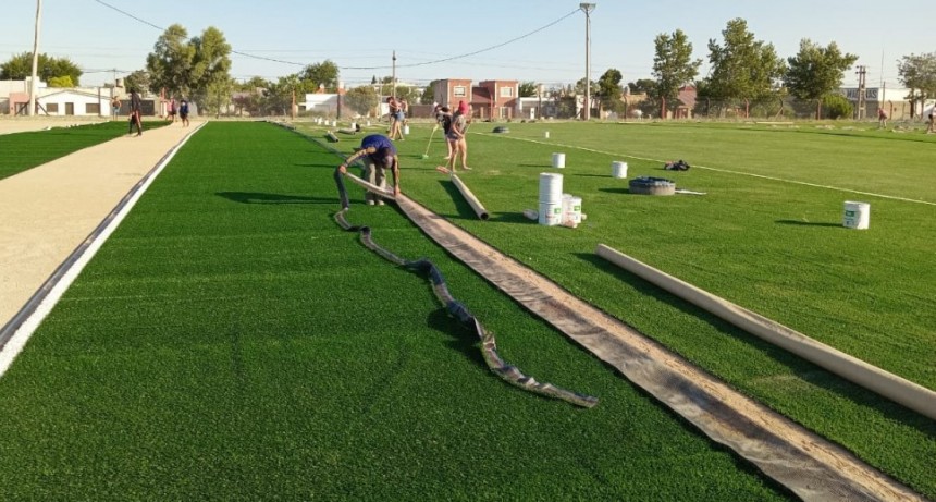 Sporting inaugura Oficialmente su cancha de Hockey de c&eacute;sped sint&eacute;tico