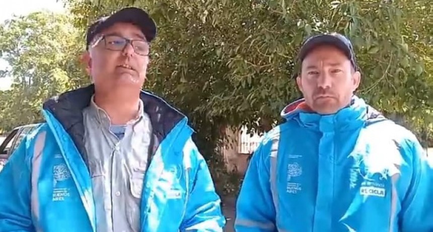 DESTACADO TRABAJO DE DEFENSA CIVIL  Y EL MINISTERIO DE MEDIOAMBIENTE DE LA PROVINCIA EN LA CIUDAD