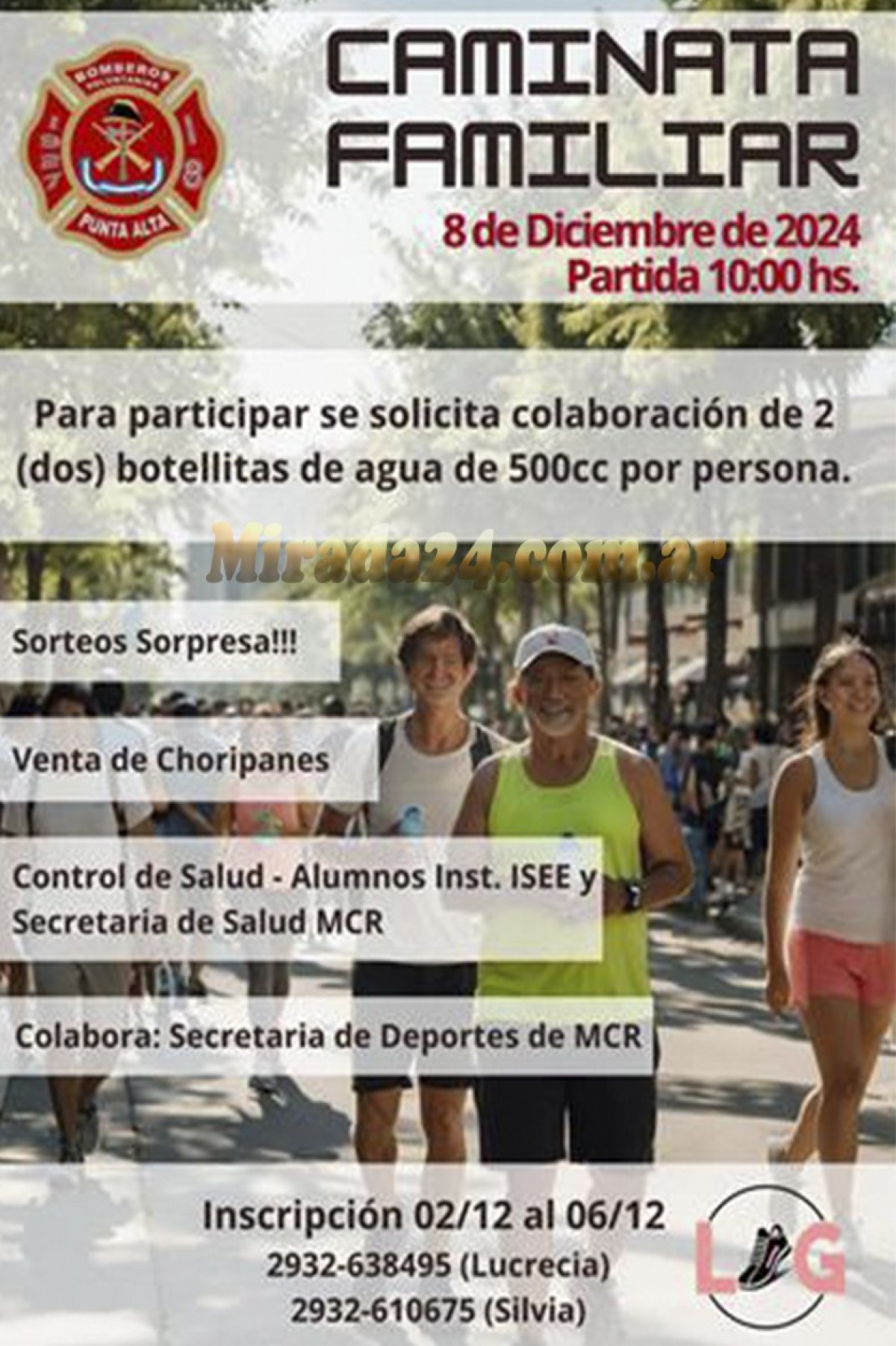 Caminata Solidaria de Bomberos