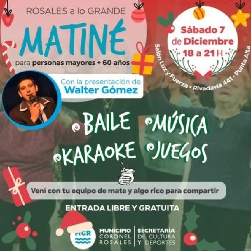 Matin&eacute; de Adultos Mayores