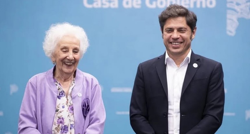 Kicillof encabez&oacute; el acto por el D&iacute;a Internacional de los Derechos Humanos