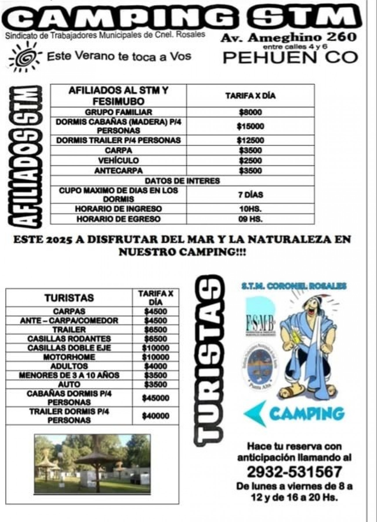 Se larga la temporada y el Camping de Trabajadores Municipales listo