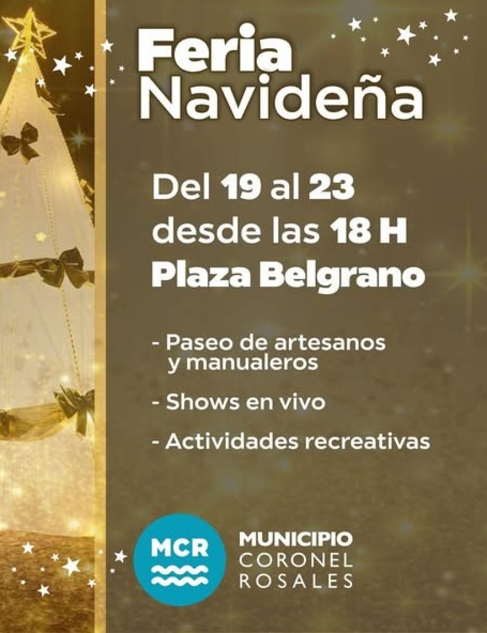 Feria Navide&ntilde;a en la Plaza Belgrano 