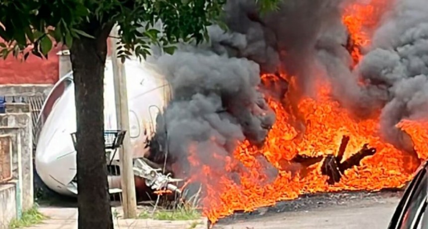 Impactantes im&aacute;genes: avi&oacute;n privado se estrell&oacute; en el aeropuerto de San Fernando