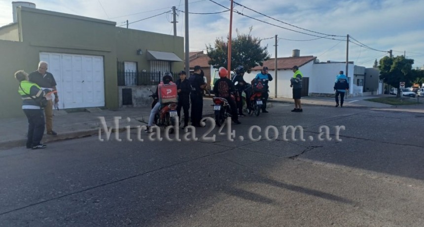 Mega Operativo  de Transito en la Ciudad